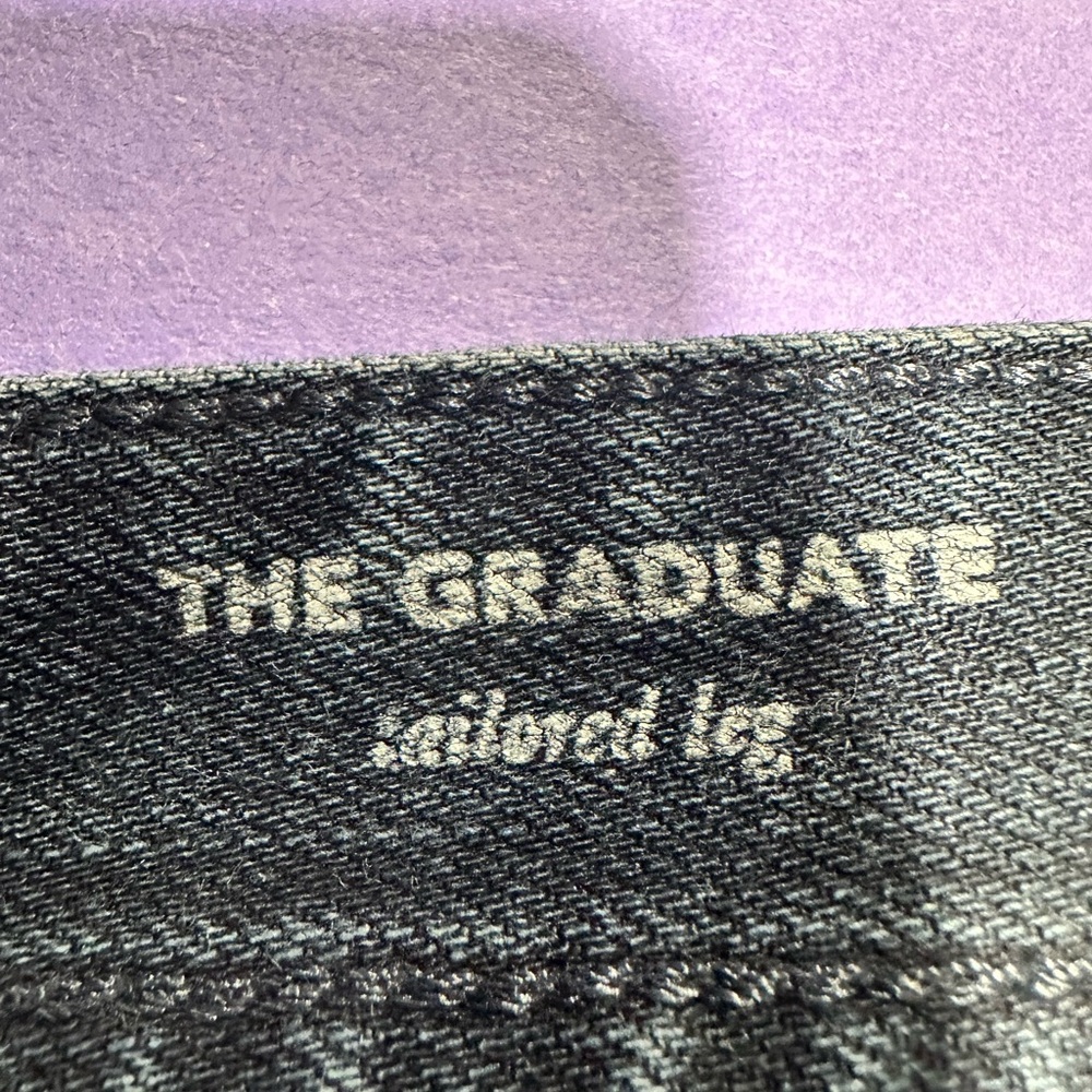 AG Adriano Goldschmied Dark Wash Straight Jeans - Picture 4 of 11